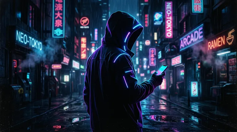 Foto profil WA dark aesthetic dengan nuansa hitam dan abu-abu yang misterius dan keren