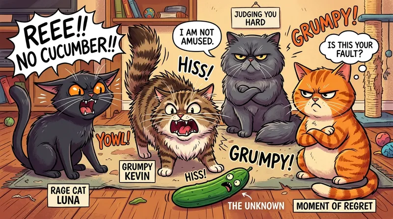 Gambar kucing lucu dan imut berbagai ras: Scottish Fold, Persian, Maine Coon, Ragdoll