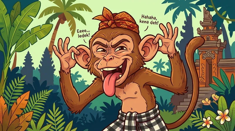 Gambar monyet ngejek dan judging yang bikin ngakak - ekspresi monyet paling relatable 2026