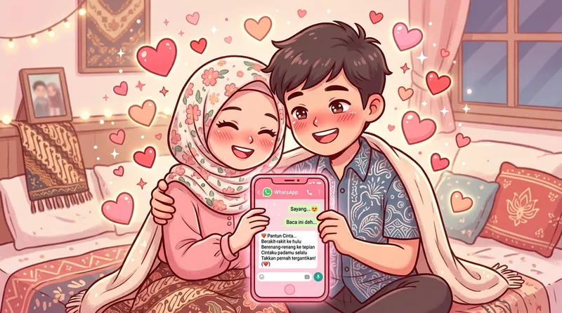 Pantun gombal bikin salting untuk gebetan dan pacar
