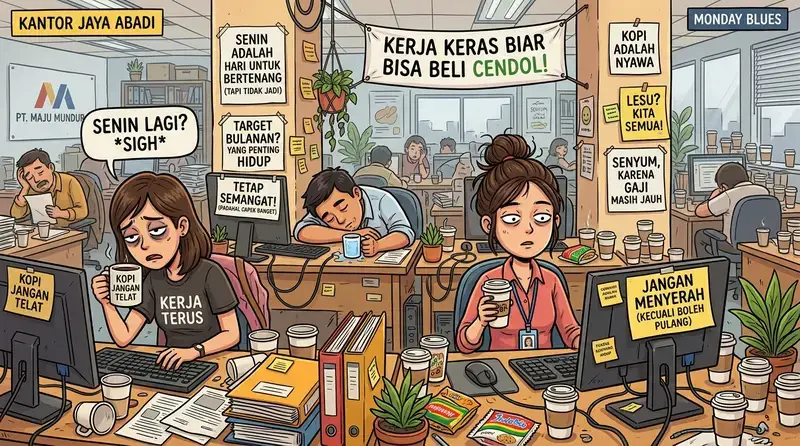Quotes lucu tentang kerja dan kantor yang relate untuk karyawan